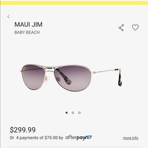 Maui Jim Baby Beach silver/grey